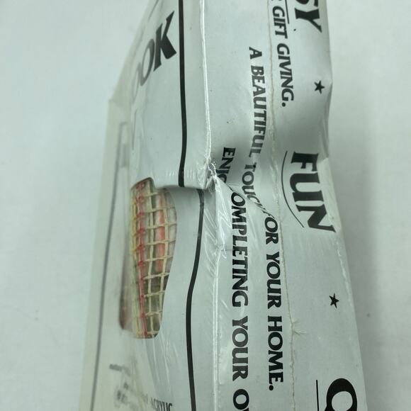 Latch Hook Kit National Yarn Crafts P468 Bow Bouquet Vintage DAMAGED BOX - Picture 6 of 7